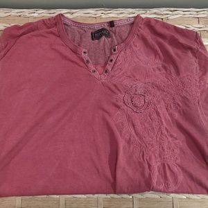 Men's Buffalo David Bitton XL V Neck Shirt